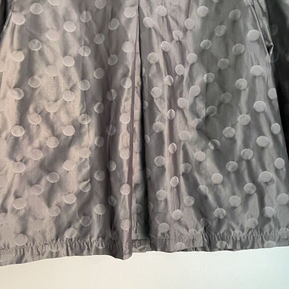 Sun Kim Polka Dot Parachute Top Size M Wide Sleeve Swing Top Jacket Preppy - Picture 8 of 11